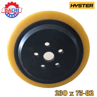 Bánh lái PU của xe nâng điện Hyster 230 x 70-82mm