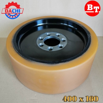 Bánh lái PU của dòng xe nâng BT 400 x 160mm