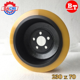 Bánh Lái PU Của Xe Nâng BT 230 X 70mm
