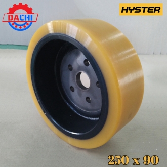 Bánh Lái PU Của Xe Nâng Điện Hyster 250 X 90mm