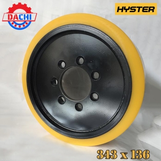 Bánh Lái PU Của Xe Nâng Điện Hyster 343 X 136mm