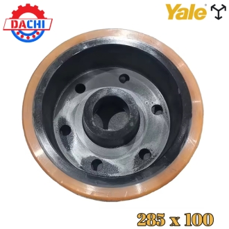 Bánh lái PU xe nâng Yale 285x100-40mm  