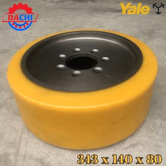 Bánh lái PU xe nâng YALE 343x114x80 mm