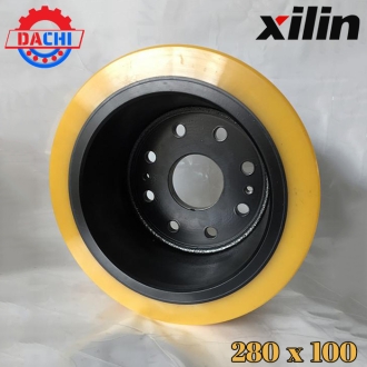 Bánh lái xe nâng điện Xilin 280 x 100-8 lỗ
