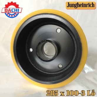 Bánh Tải PU Xe Nâng Điện Jungheinrich 285 x 100-3 Lỗ