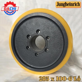 Bánh tải PU Xe Nâng Điện Jungheinrich 285 x 100-6 Lỗ