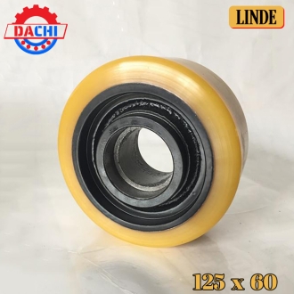 Bánh Phụ Xe Nâng Điện Pu LINDE 125 x 60mm