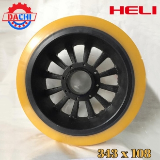 Bánh PU Của Dòng Xe Nâng Điện Heli 343 x 108mm