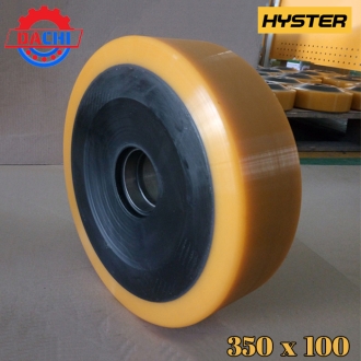 Bánh tải PU Của Xe Nâng Điện Hyster 350 x 100mm