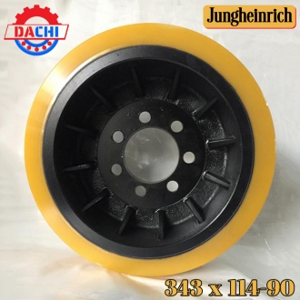 Bánh lái Pu Xe Nâng Điện Jungheinrich 343 x 114-90mm