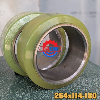 Bánh tải PU 254x114x180 xe nâng điện
