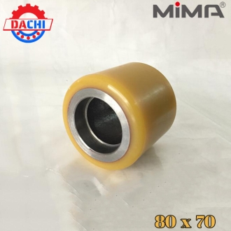 Bánh tải xe nâng PU hãng MIMA 80 x 70mm