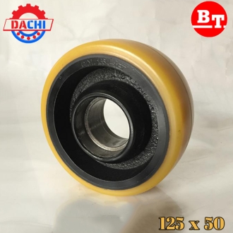 Bánh xe nâng điện PU hãng BT 125 x 50m