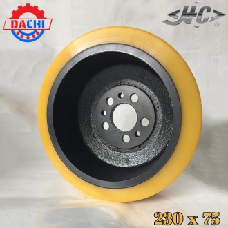 Bánh xe nâng điện PU hãng Hangcha 230 x 75mm