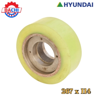 Bánh xe nâng điện PU hãng HYUNDAI 267 x 114mm
