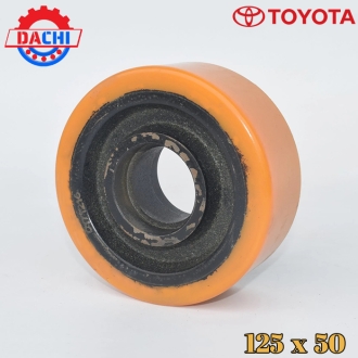 Bánh xe nâng điện PU hãng TOYOTA 125 x 50mm