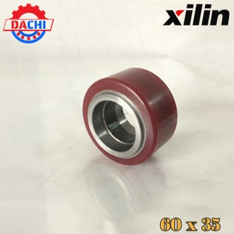Bánh xe nâng điện PU hãng Xilin 60 x 35mm