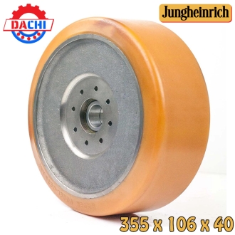 Bánh xe nâng điện PU Jungheinrich 355 x 106 x 40mm