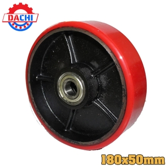 Bánh xe nâng tay chất liệu PU 180x50mm