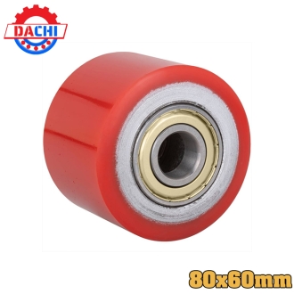 Bánh xe nâng tay pallet polyurethane 80x60mm