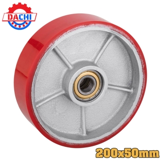 Bánh xe nâng tay PU 200x50mm