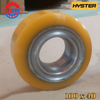 Bánh xe polyurethane dòng xe nâng Hyster 100 x 40mm