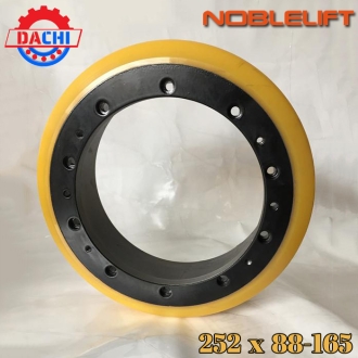 Bánh xe PU 252 x 88-165mm cho xe nâng Noblelift