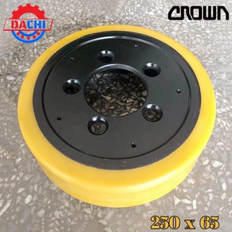 Bánh xe Pu của xe nâng điện Crown 250 x 65mm
