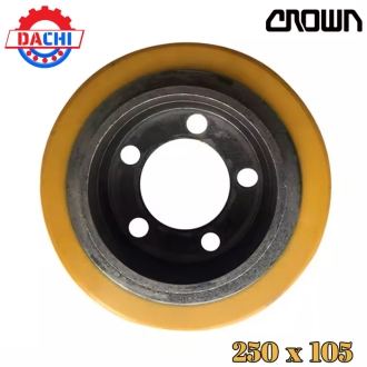 Bánh Xe Pu Của Xe Nâng Điện Crown 250x105-80mm