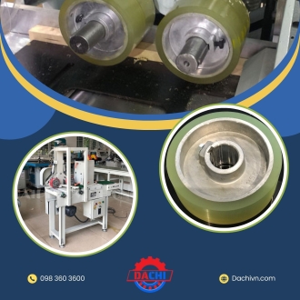 Con lăn PU nạp phôi cho máy bào gỗ 4 mặt