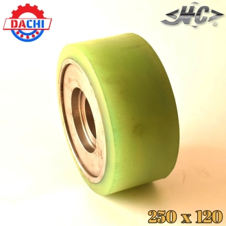 Phụ tùng bánh xe nâng điện PU Hangcha 250 x 120mm
