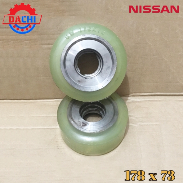 Bánh cân bằng PU xe nâng điện NISSAN 178x73mm