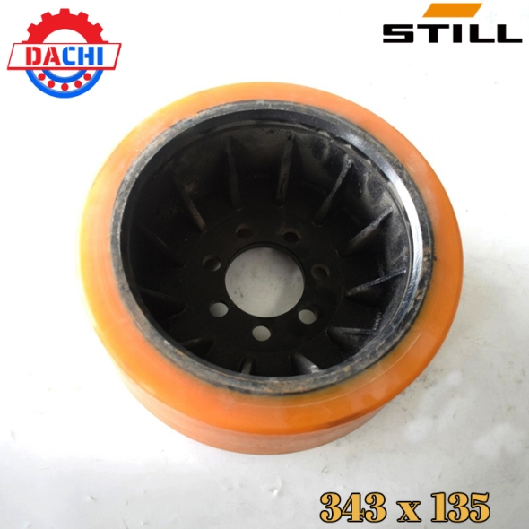 Bánh lái PU 343*135*80mm của xe nâng điện STILL