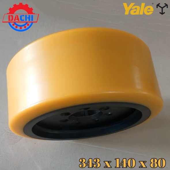 Bánh lái PU xe nâng YALE 343x114x80 mm