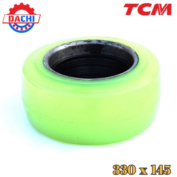 Bánh lái xe nâng điện TCM 330 x 145 x 194mm vật liệu PU