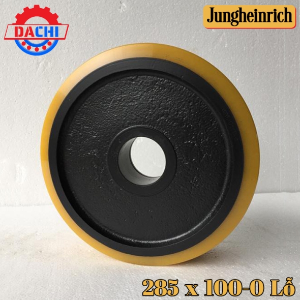 Bánh tải PU Xe Nâng Điện Jungheinrich 285 x 100mm 0 lỗ