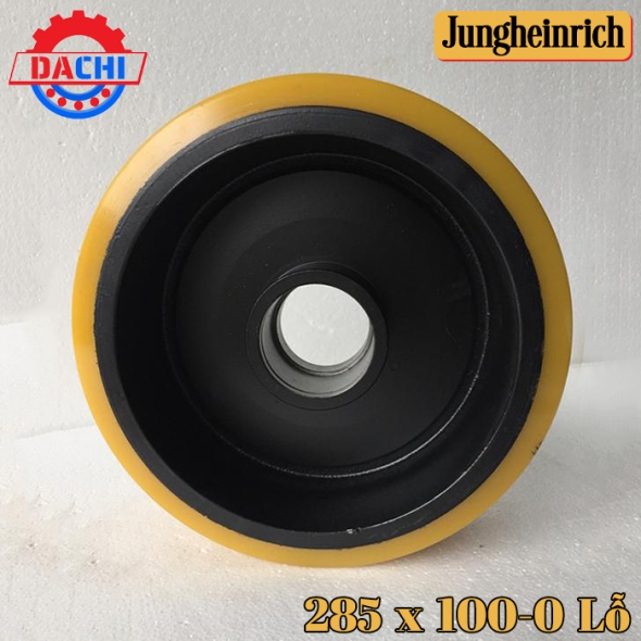 Bánh tải PU Xe Nâng Điện Jungheinrich 285 x 100mm 0 lỗ