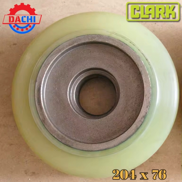 Bánh PU xe nâng Clark 204x76mm