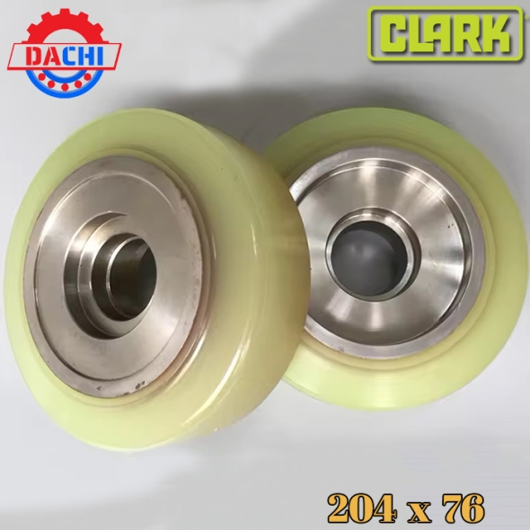 Bánh PU xe nâng Clark 204x76mm
