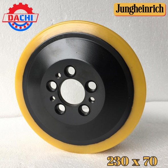 Bánh lái Pu Xe Nâng Điện Jungheinrich 230 x 70mm