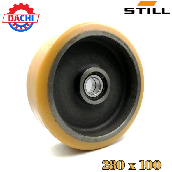 Bánh tải Pu xe nâng điện Still 285x100mm