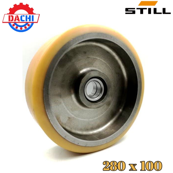 Bánh tải Pu xe nâng điện Still 285x100mm