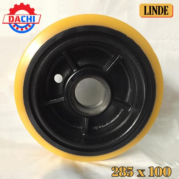 Bánh tải xe nâng điện Pu LINDE 285 x 100mm