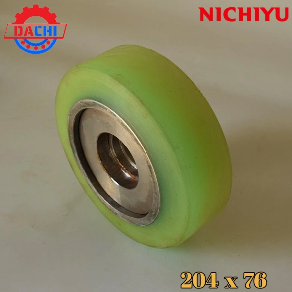 Bánh xe nâng điện PU của Nichiyu 204 x 76mm