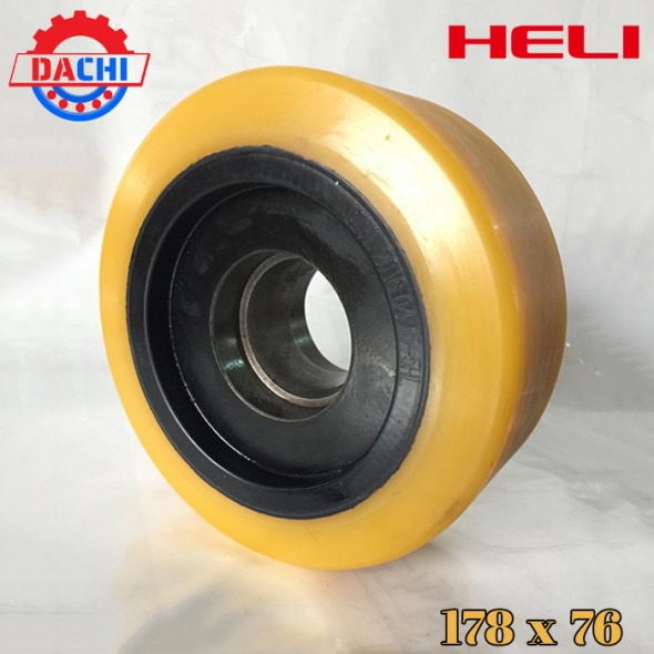 Bánh Xe Nâng Điện Pu hãng Heli 178 x 76mm