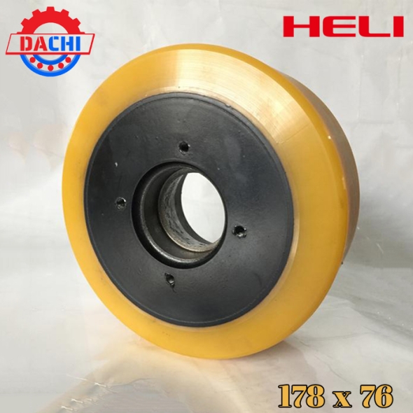 Bánh Xe Nâng Điện Pu hãng Heli 178 x 76mm
