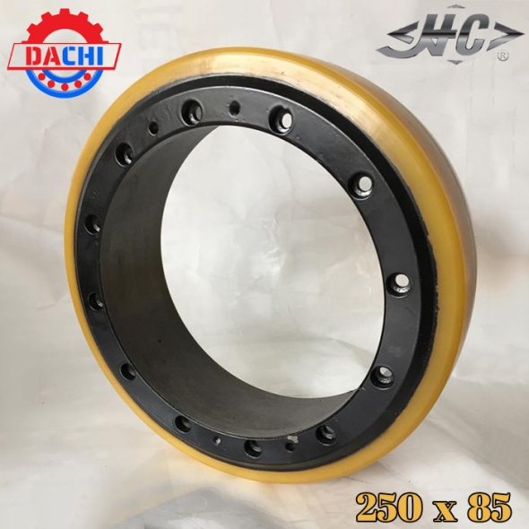 Bánh Xe Nâng Điện PU Hangcha 250 X 85mm 12 Lỗ