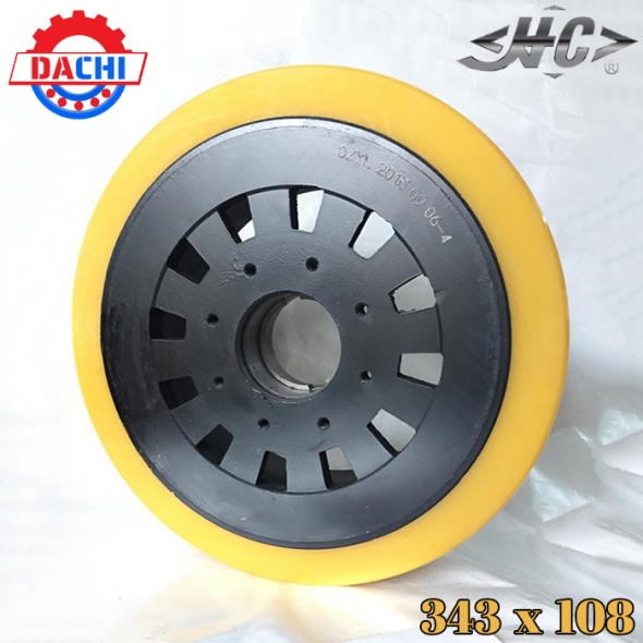 Bánh Xe Nâng Điện PU Hangcha 343 X 108mm