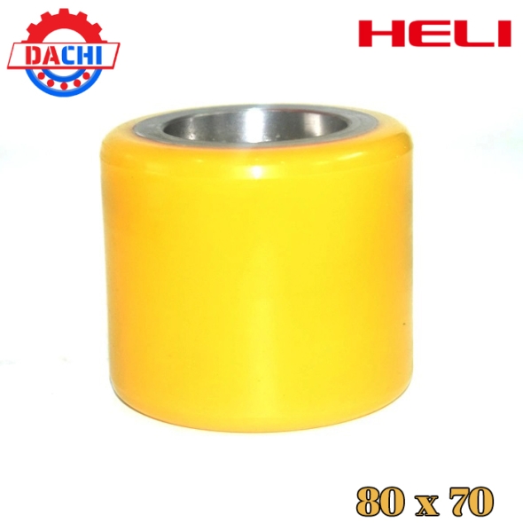 Bánh Xe Nâng Điện Pu Heli 80 x 70mm