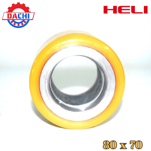 Bánh Xe Nâng Điện Pu Heli 80 x 70mm